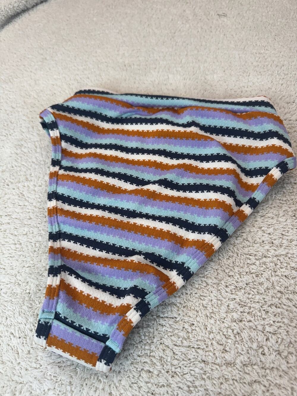 Brand New L Space Womens Size Small French Bottom Bitsy Bikini Bottom Blue Multi